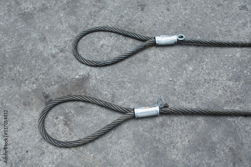 production of steel sling by crimping method