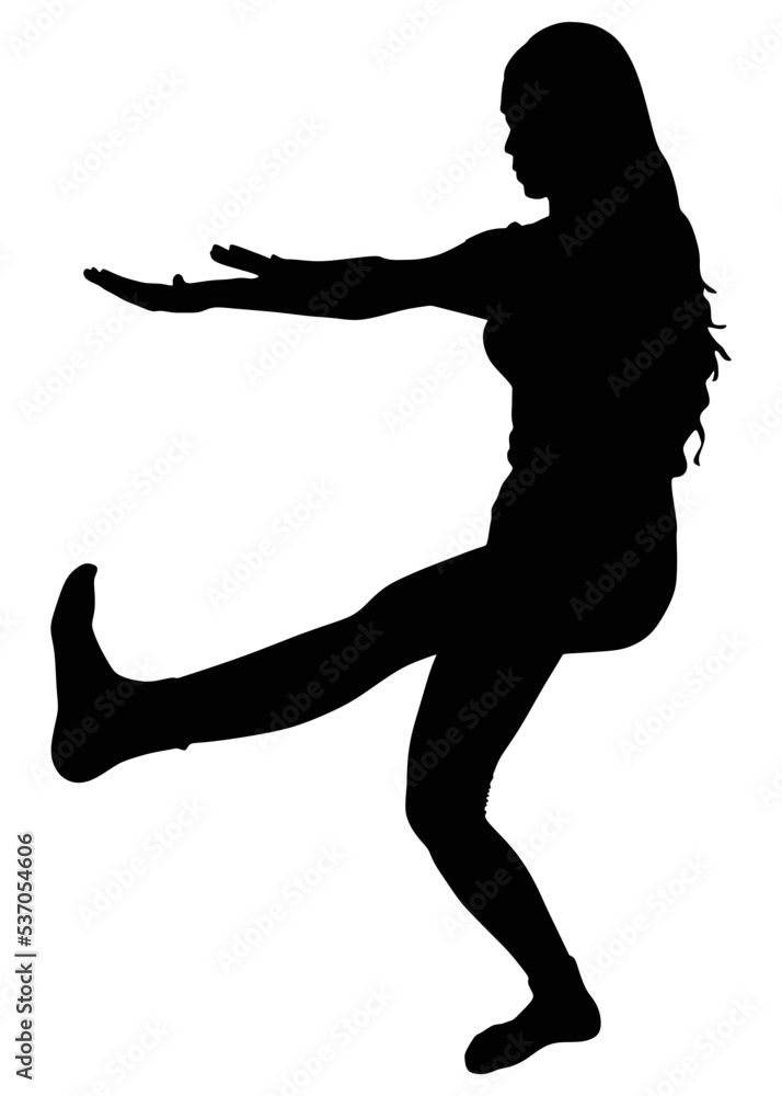 fitness woman doing exercise, vector fitness woman doing exercise, vector