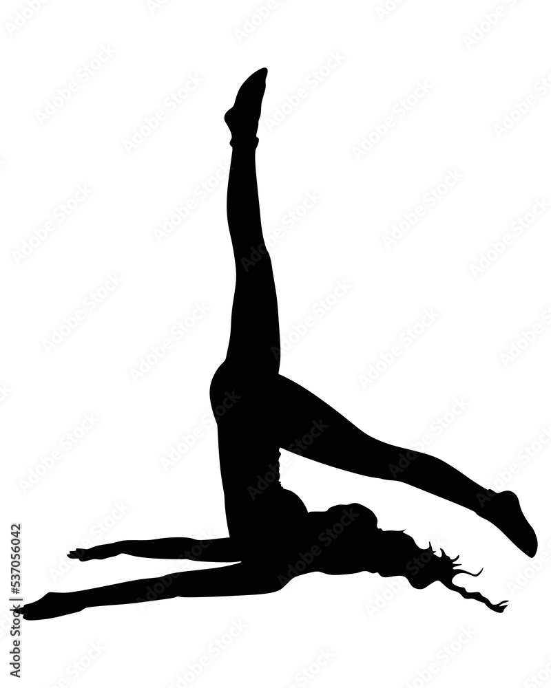 Fototapeta premium fitness woman doing exercise