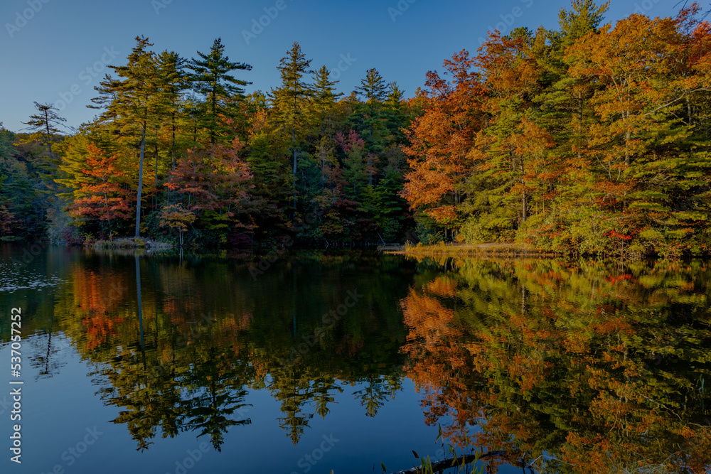 Fall reflections on the lake