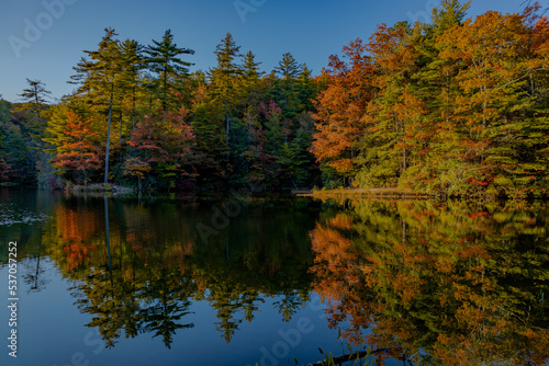 Fall reflections on the lake