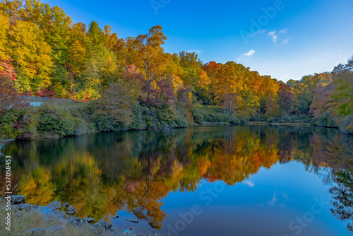 Fall reflections on the pond