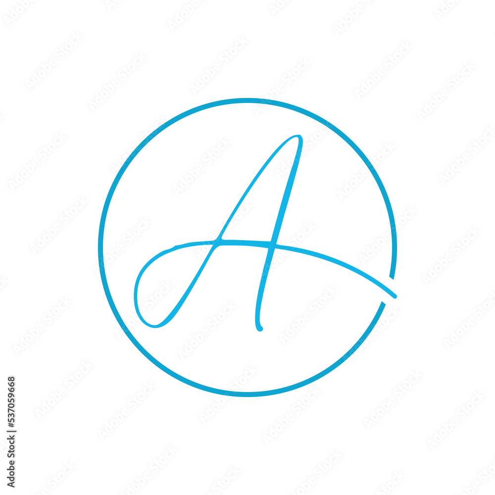 letter A logo simple abstract vector letter A logo simple abstract vector