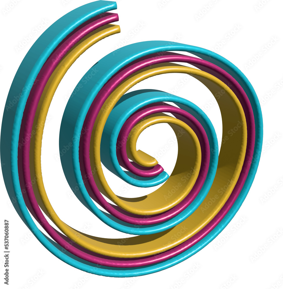colorful 3d spiral colorful 3d spiral