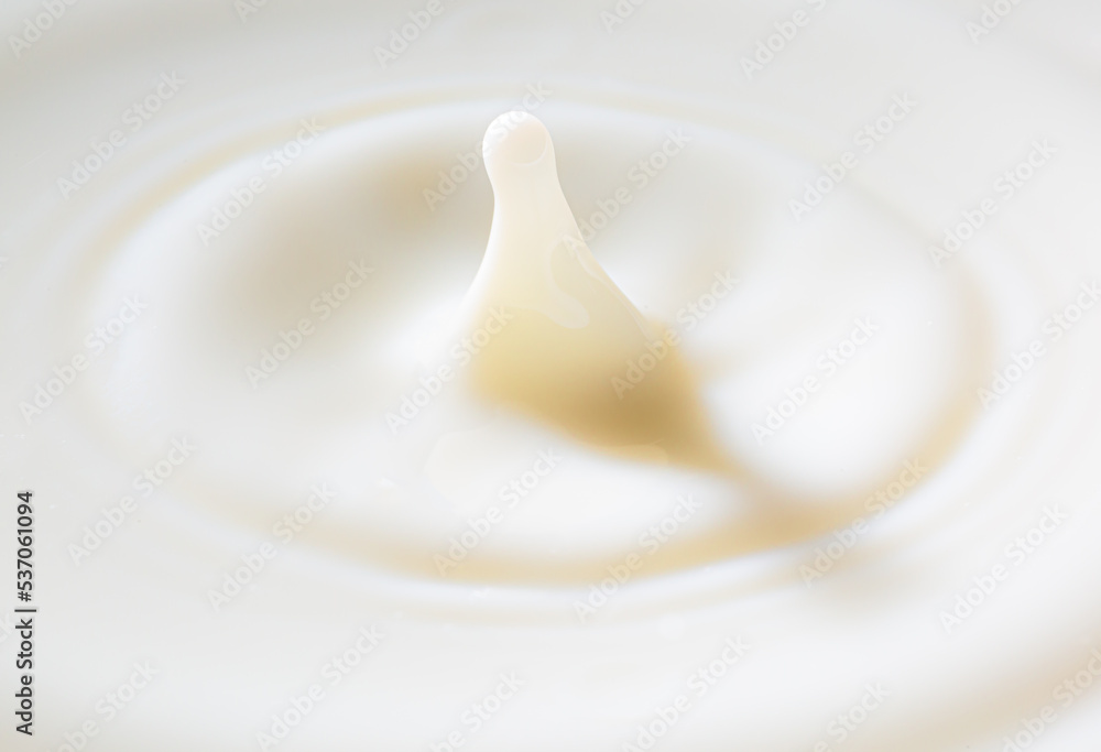 Macro milk drop,milk drops with ripples Macro milk drop,milk drops with ripples