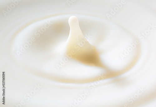 Macro milk drop,milk drops with ripples 