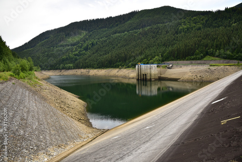 Dlouhe Strane Hydro Power Plant, lower reservoir