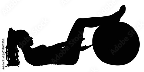 fitness woman doing exercise