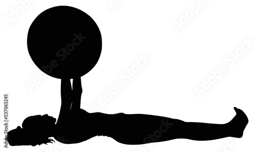 fitness woman doing exercise