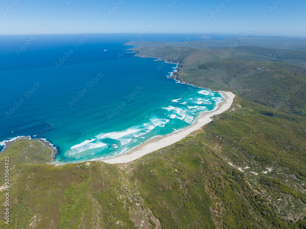 Aerial view of Circus Beach, Western Australia, Australia. Aerial view of Circus Beach, Western Australia, Australia.