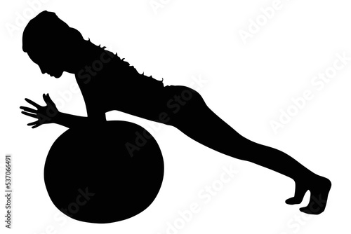 fitness woman doing exercise