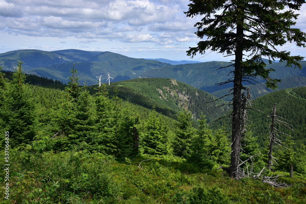 Views of Hruby Jesenik, Jeseniky Mountains Views of Hruby Jesenik, Jeseniky Mountains