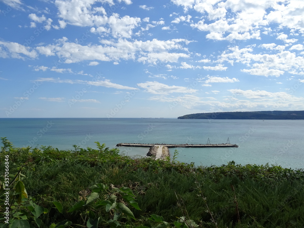 Nice summer view from Varna in Bulgaria Nice summer view from Varna in Bulgaria