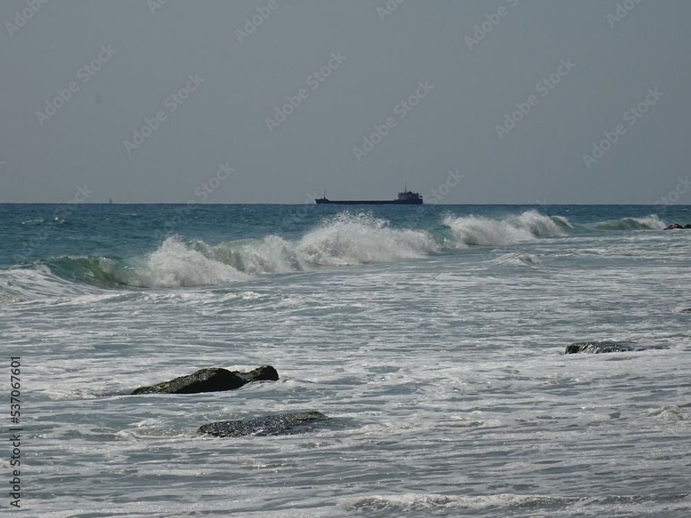 Fototapeta premium Nice summer view from Varna in Bulgaria 