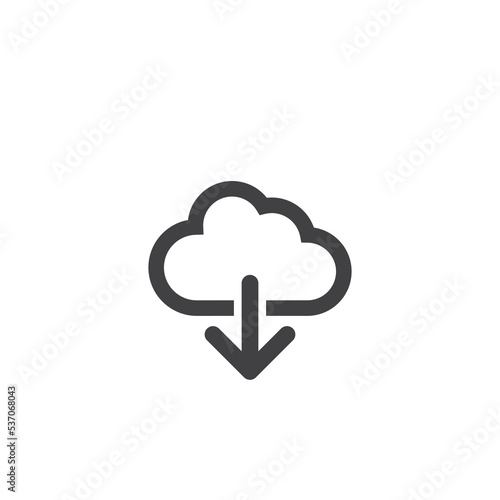 Cloud Icon Design Vector Template