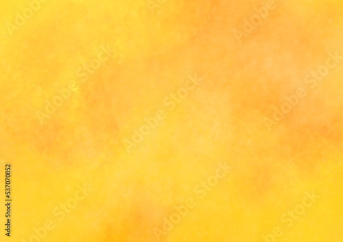 黄色とオレンジの温かそうな水彩風背景素材