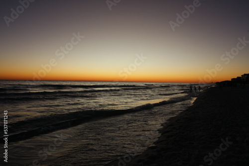 Sunsets and Silhouettes Florida Coastline Inlet Beach 