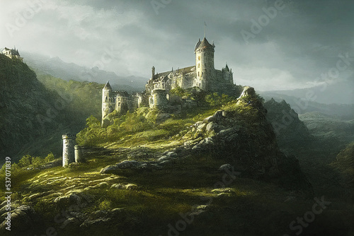 medieval fantasy castle