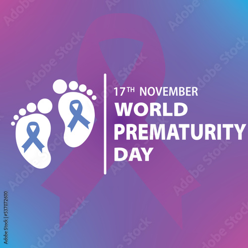 World Prematurity day is observed every year on November 17th.
