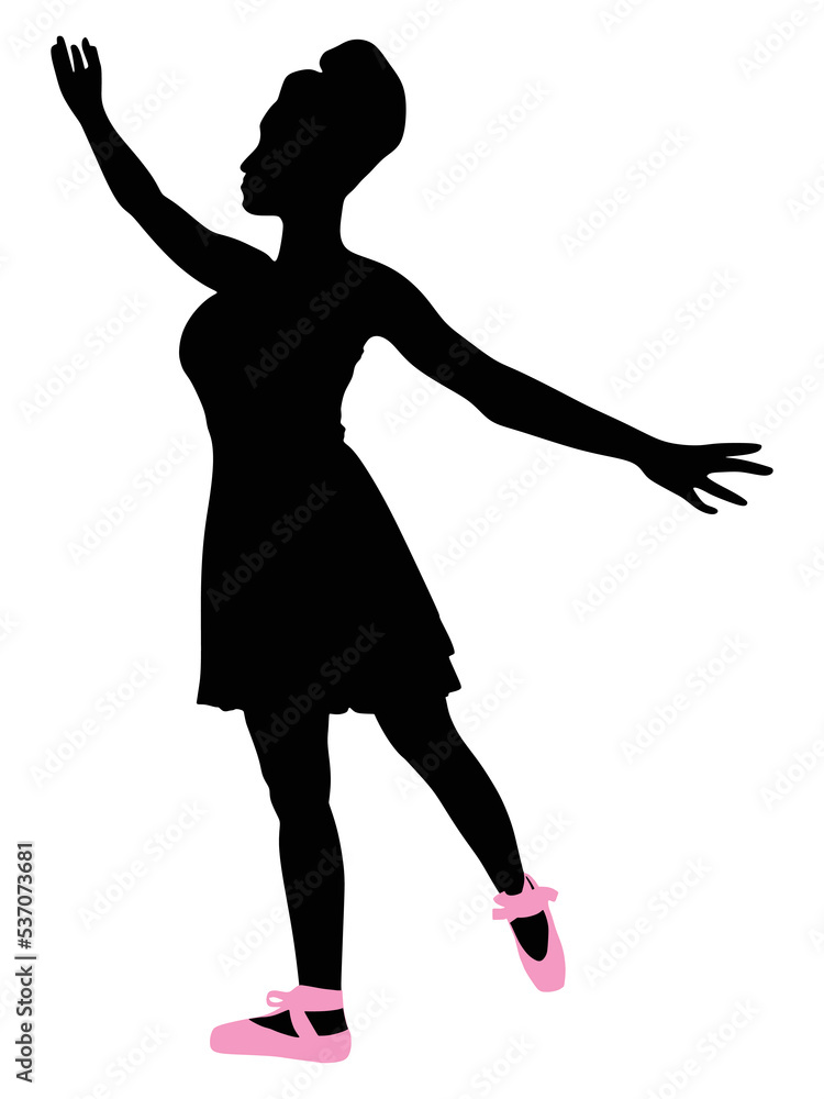 Young ballerina dancer