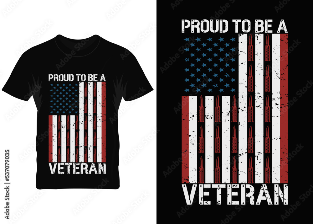 Proud to be a veteran with flag Proud to be a veteran with flag