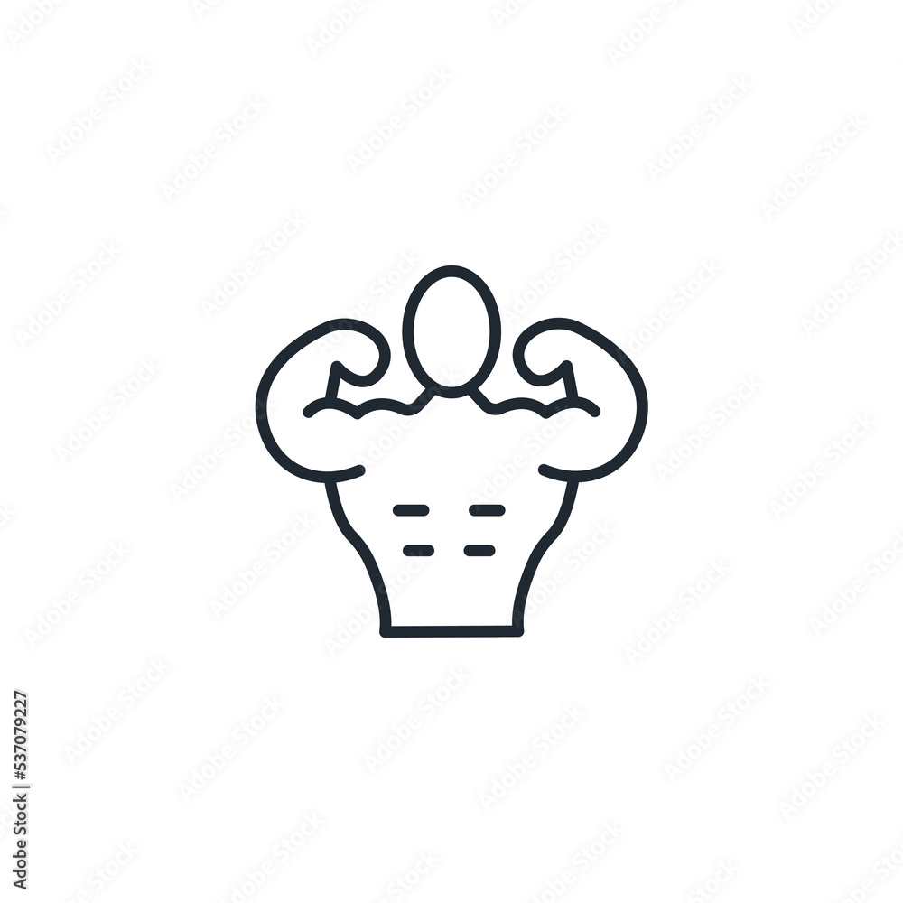 Body building icons symbol vector elements for infographic web Body building icons symbol vector elements for infographic web