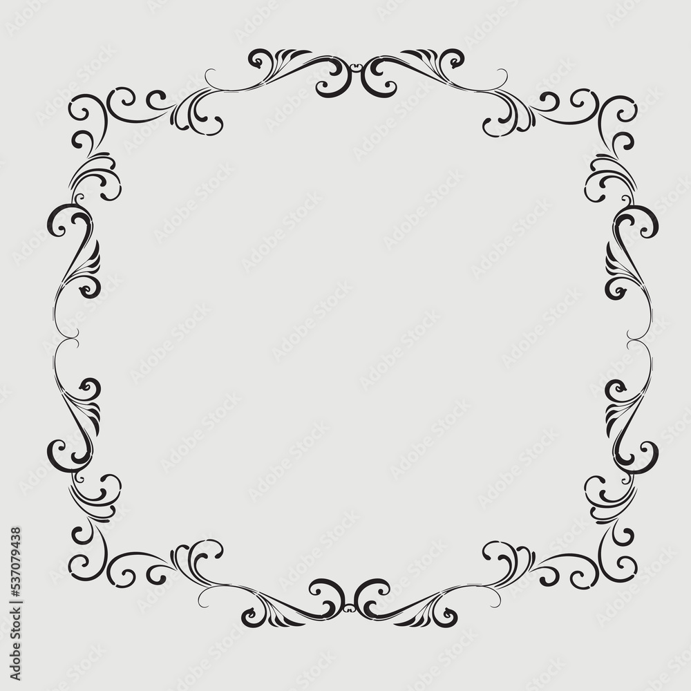 Frame, in the style of an ornament, Vector illustration eps 10, Art. Frame, in the style of an ornament, Vector illustration eps 10, Art.