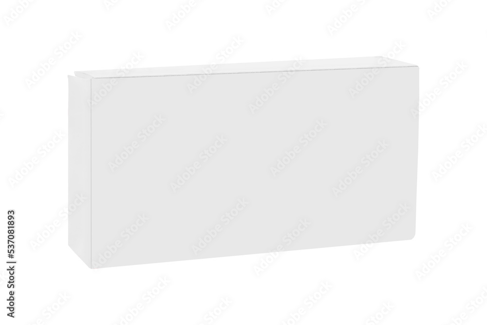 Realistic white cardboard box for template. Mockup for your marketing design Realistic white cardboard box for template. Mockup for your marketing design