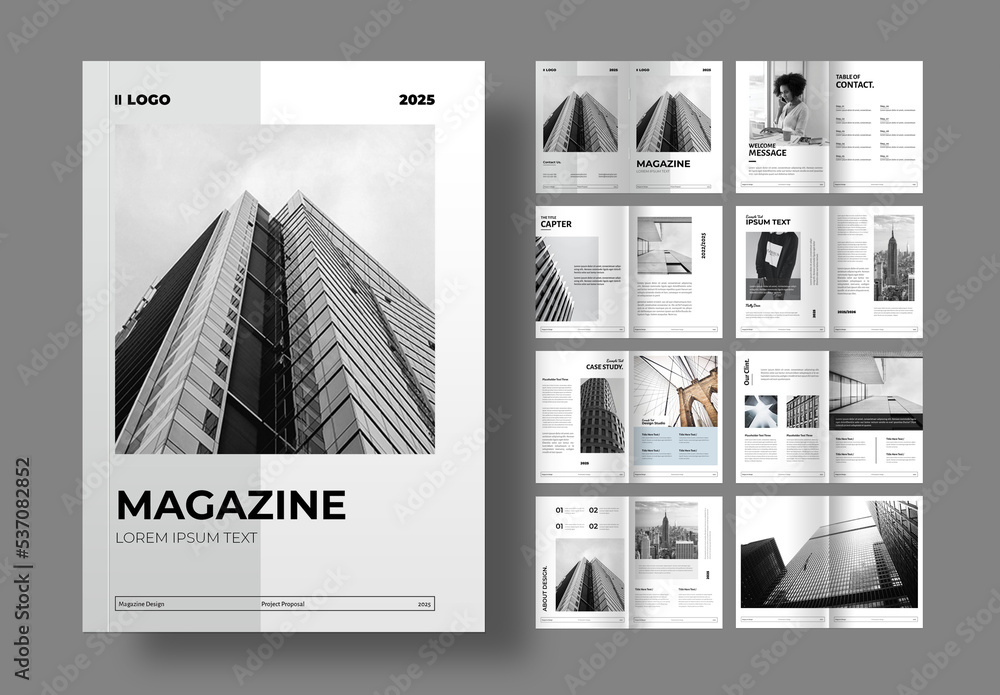 Magazine Stock Template Adobe Stock Magazine Stock Template Adobe Stock