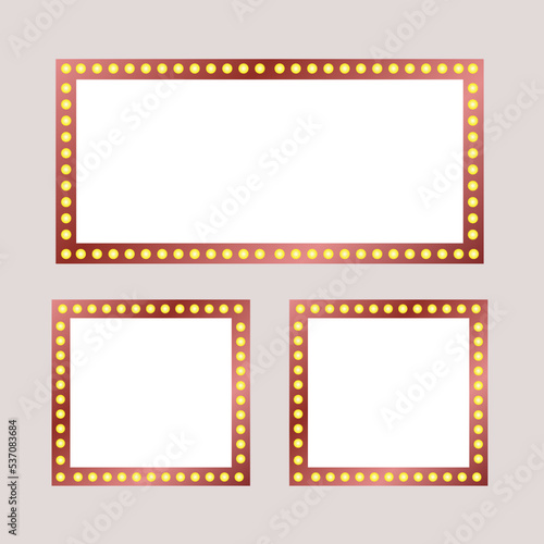 MARQUEE FRAME VINTAGE RETRO PACK
