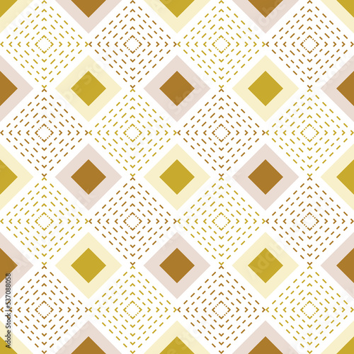 Seamless texture background brown color autumn collection, Geometric shape texture,gift wrapping paper