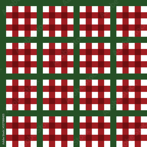 Seamless texture background red and green christmas color collection, Geometric shape texture,gift wrapping paper