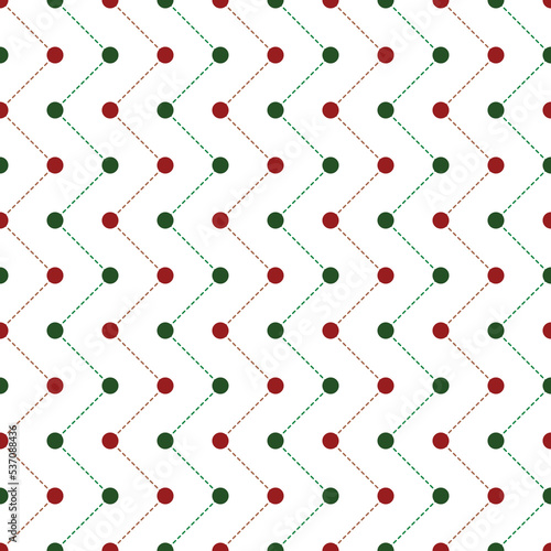 Seamless texture background red and green christmas color collection, Geometric shape texture,gift wrapping paper