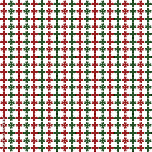 Seamless texture background red and green christmas color collection, Geometric shape texture,gift wrapping paper