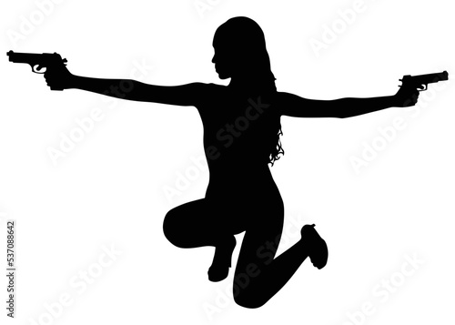 girl shooting