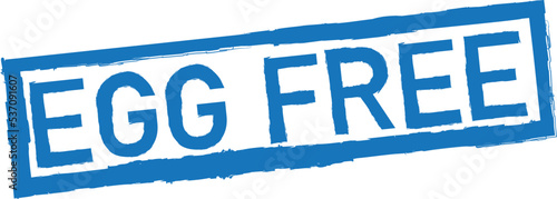 Egg Free Vector Stamp