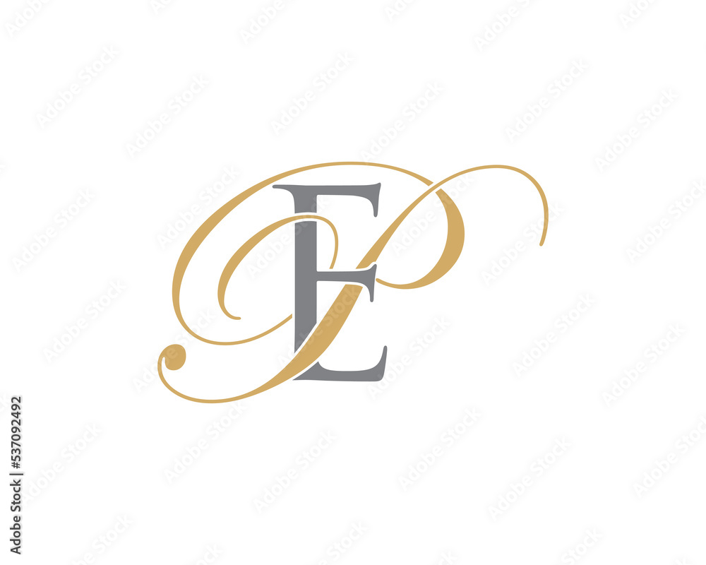 Letter E and P Logo Icon 001 Letter E and P Logo Icon 001