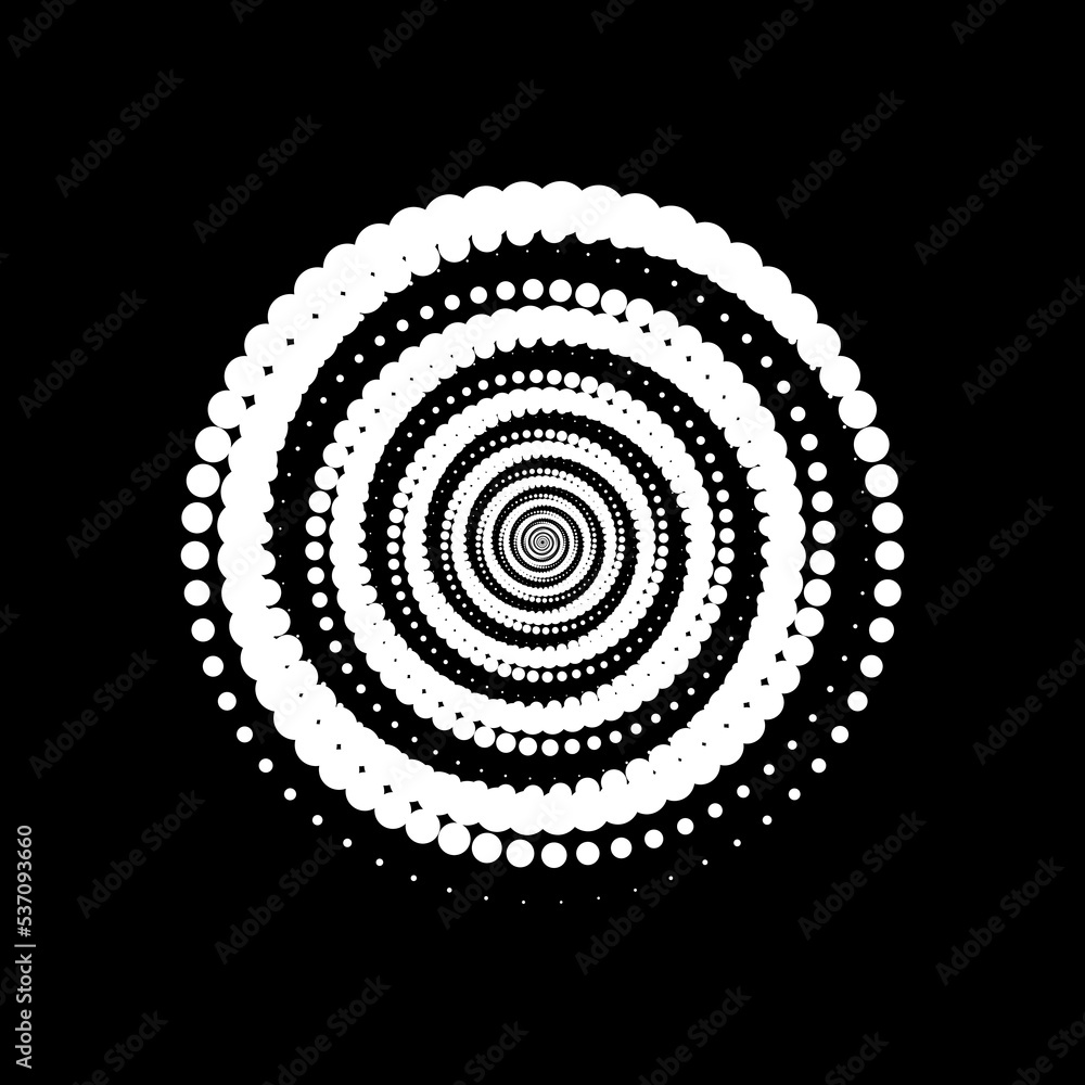 Dot circle logo halftone background. Vector illustration. Dot circle logo halftone background. Vector illustration.