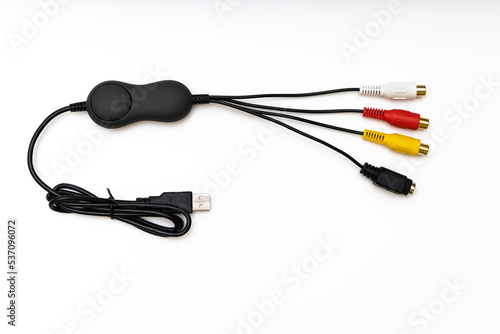 video converter for capturing an analog signal on a white background