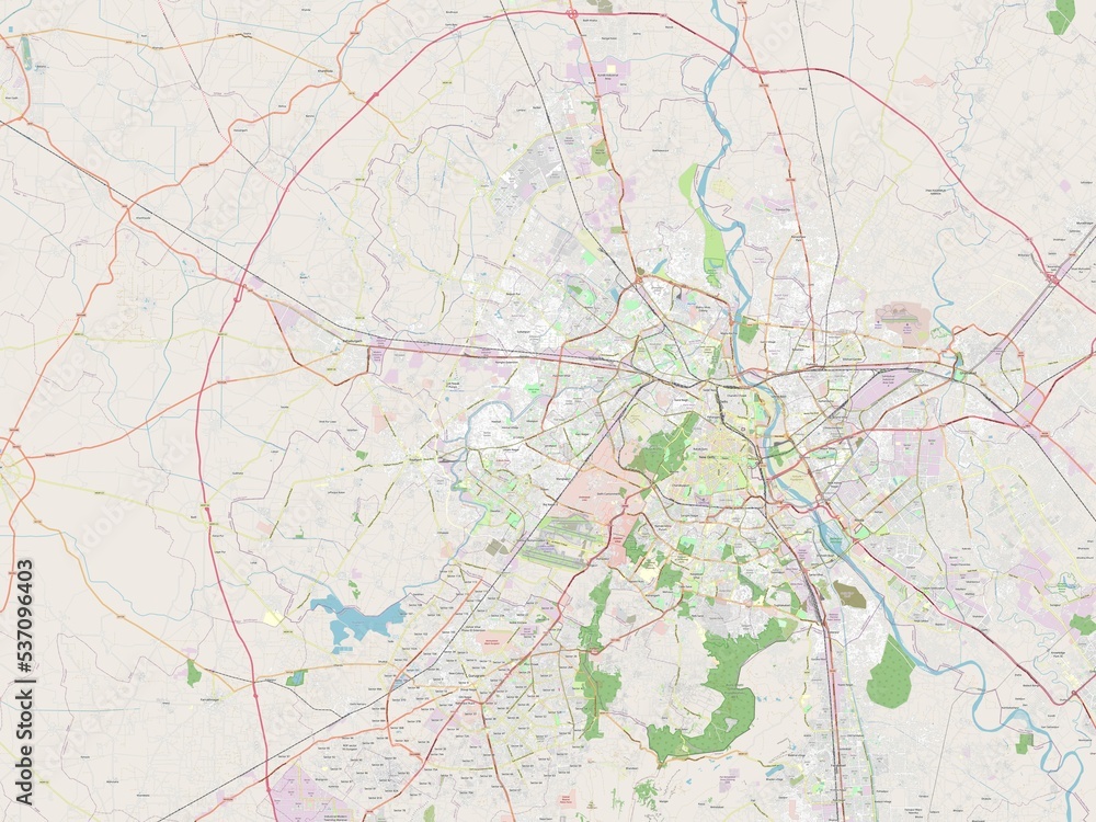 National Capital Territory of Delhi, India. OSM. No legend National Capital Territory of Delhi, India. OSM. No legend
