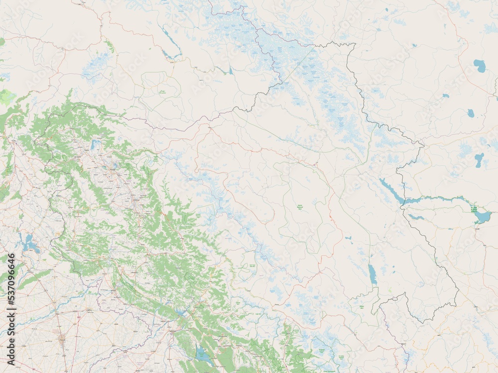 Jammu and Kashmir, India. OSM. No legend Jammu and Kashmir, India. OSM. No legend