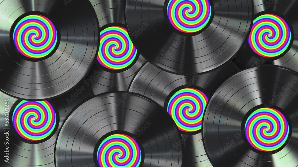 Vidéo Stock Realistic seamless looping 3D animation of the spinning