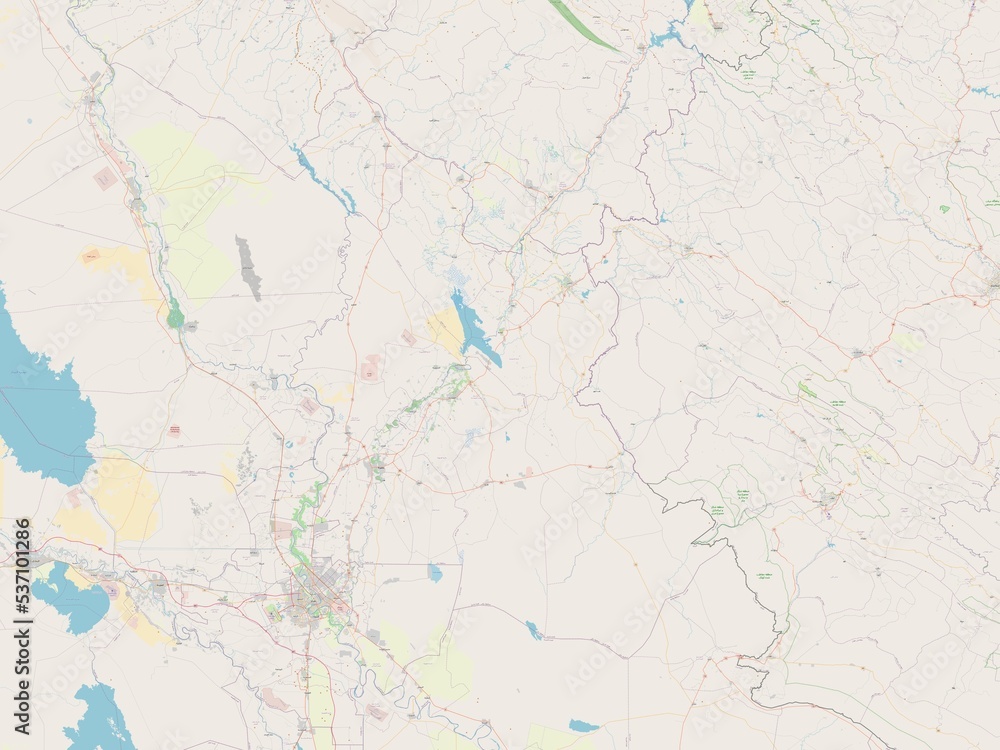 Diyala, Iraq. OSM. No legend Diyala, Iraq. OSM. No legend
