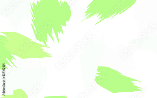 Light Green vector template with chaotic shapes.