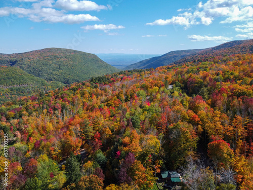fall colors in the mountains