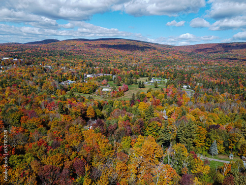 autumn landscape in the mountains
