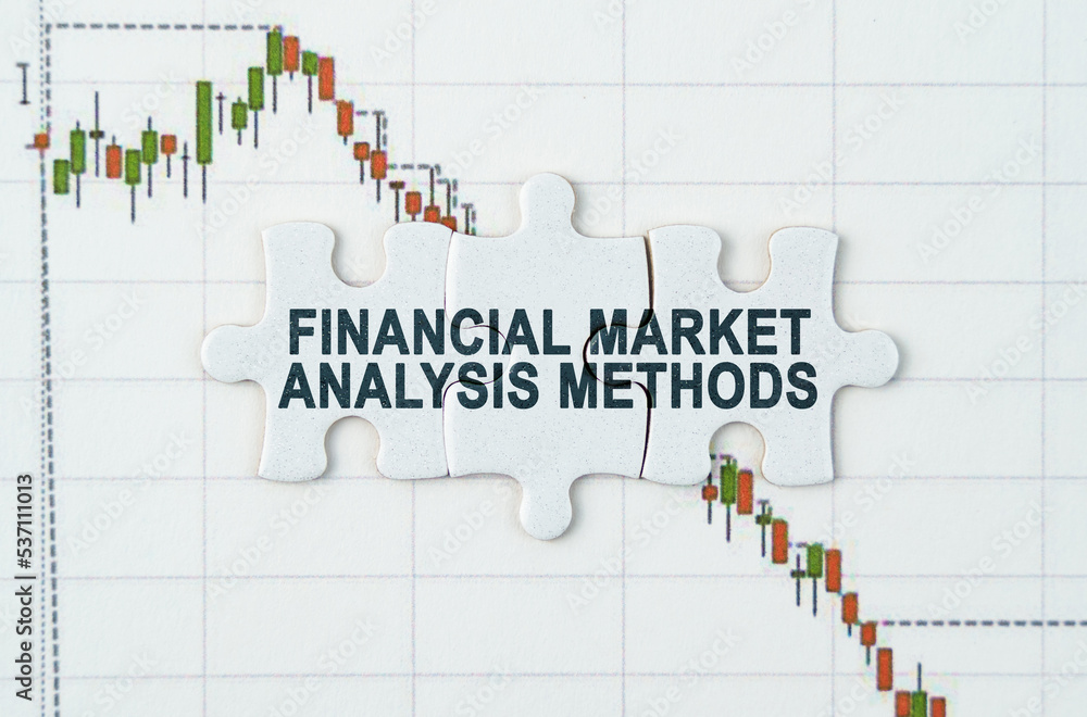 On the quotes chart there are puzzles with the inscription - Financial market analysis methods On the quotes chart there are puzzles with the inscription - Financial market analysis methods