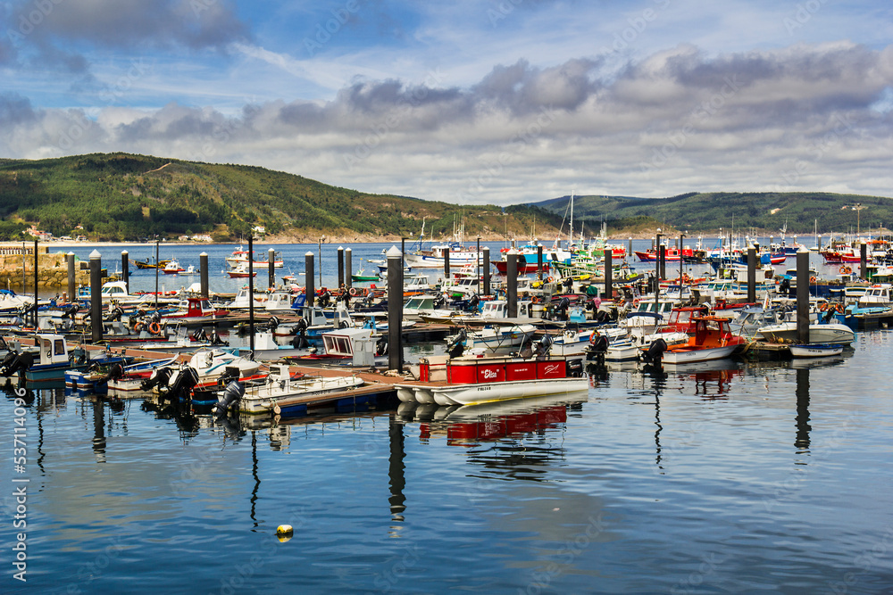 Boats in harbour, Finisterre, Spain
