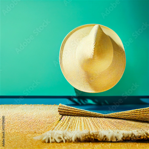 straw hat summer