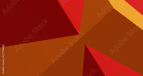 Render with red and yellow rectangle background